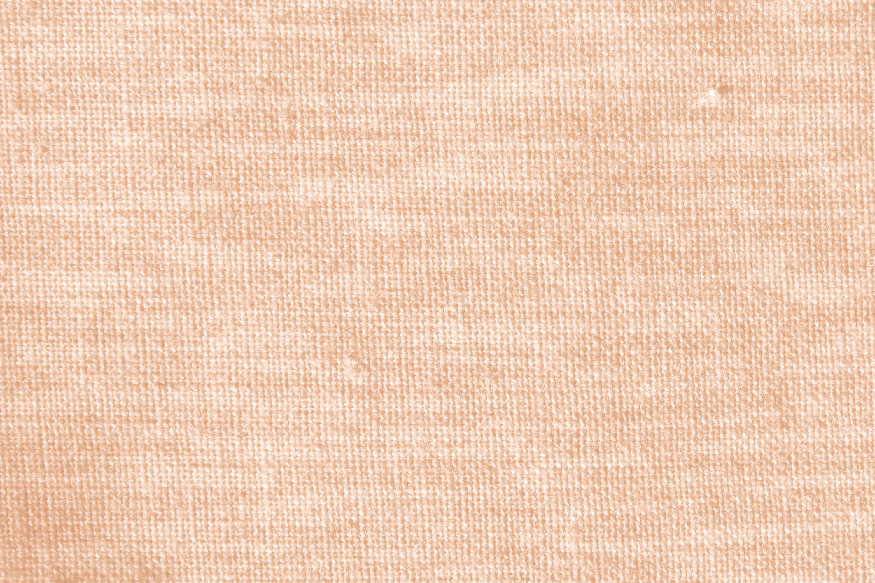 Peach Or Light Orange Woven Fabric Close Up Texture Picture