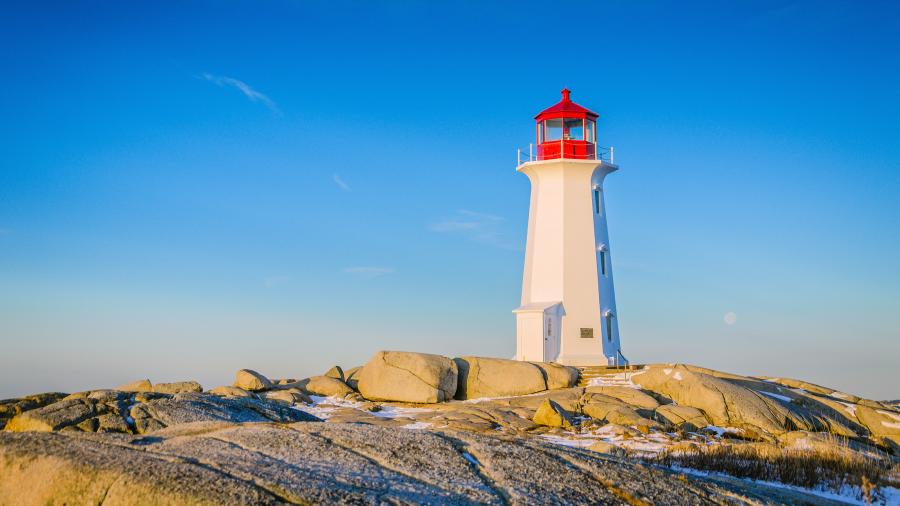 Peggy S Cove Nova Scotia Lighthouse 4k Wallpaper
