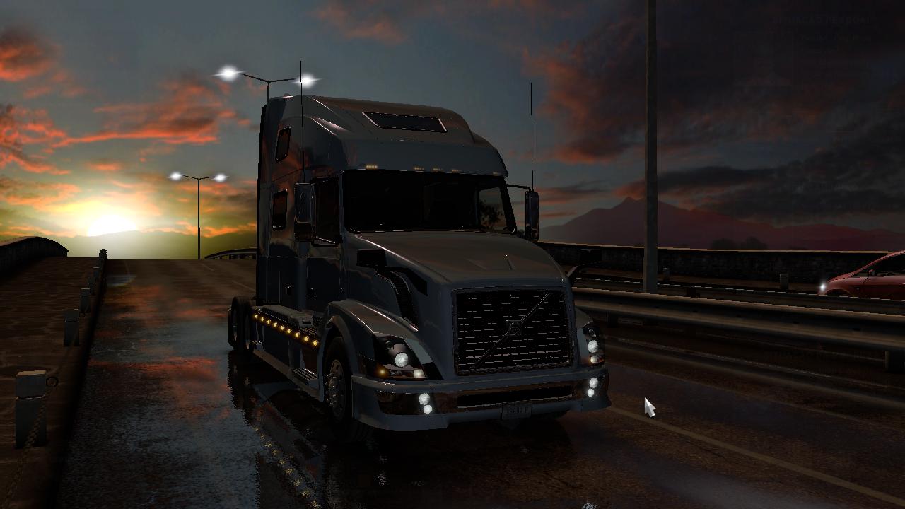 Night City Background For Ats V1 Mods American Truck