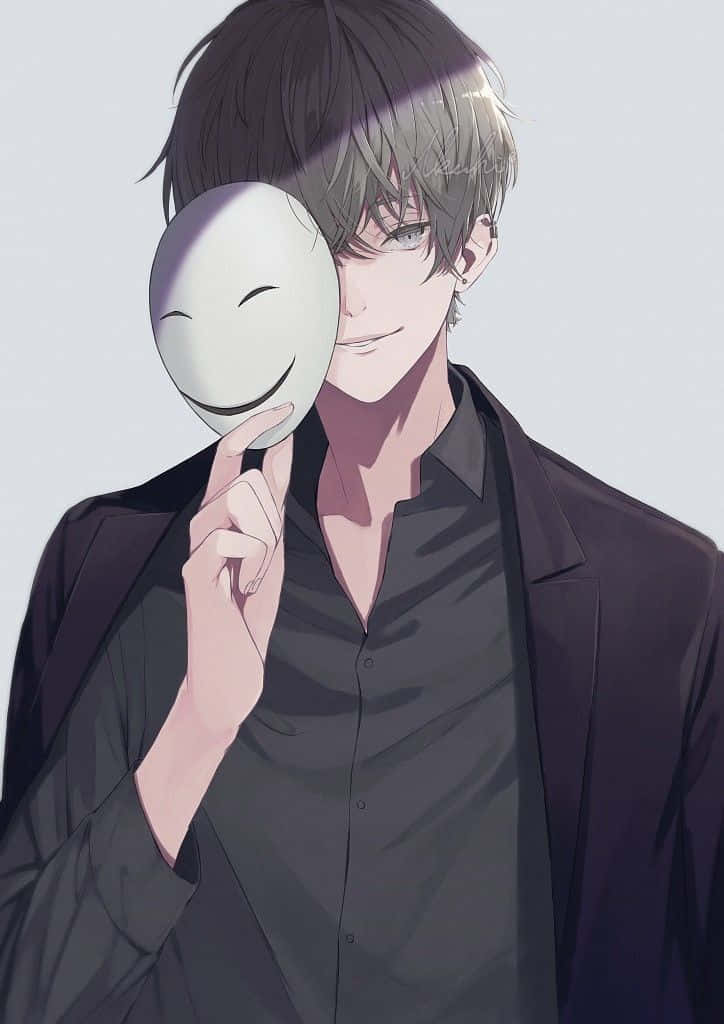 Anime Boy With Mask Wallpaper