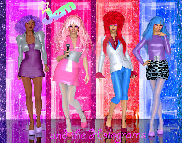 Jem and the holograms by DigiCuriosityDesigns on