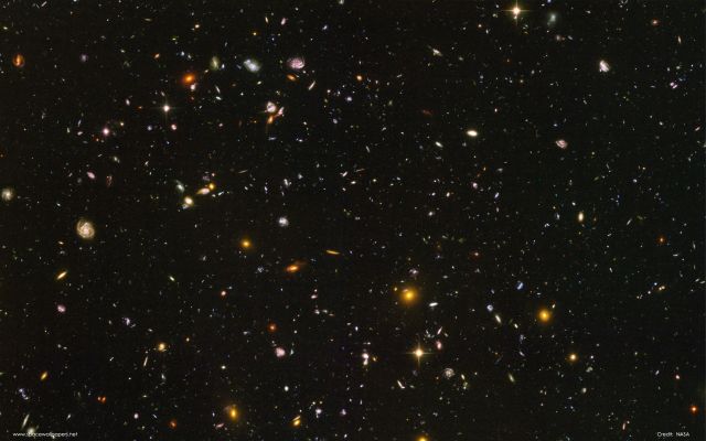 Widescreen Deep Sky Hubble Ultra Field Space Wallpaper