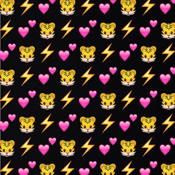Ios Black Heart Emoji Wallpaper - Amashusho ~ Images