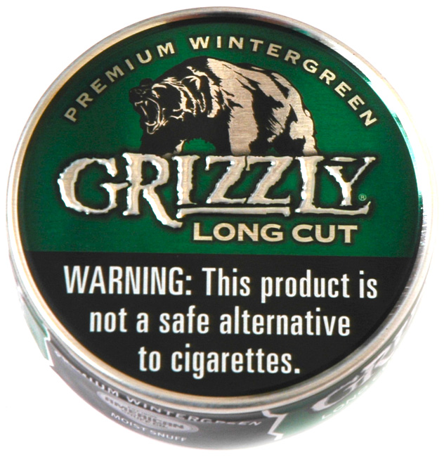 Grizzly Wintergreen Tobacco Logo Grizzly long cut dipping 632x650