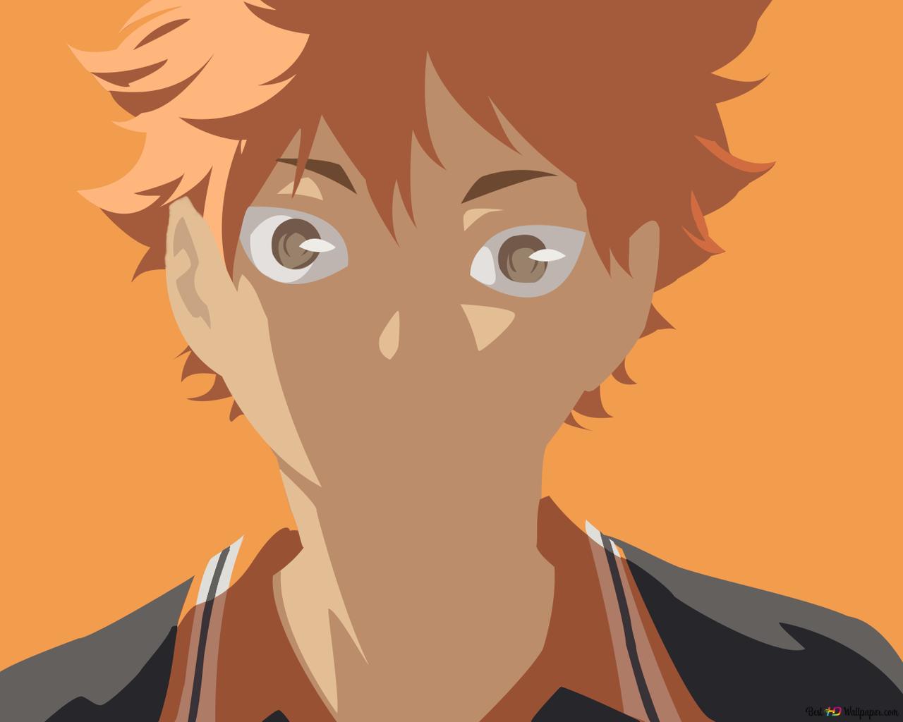 Haikyuu Hinata Shoyo Vector Wallpaper