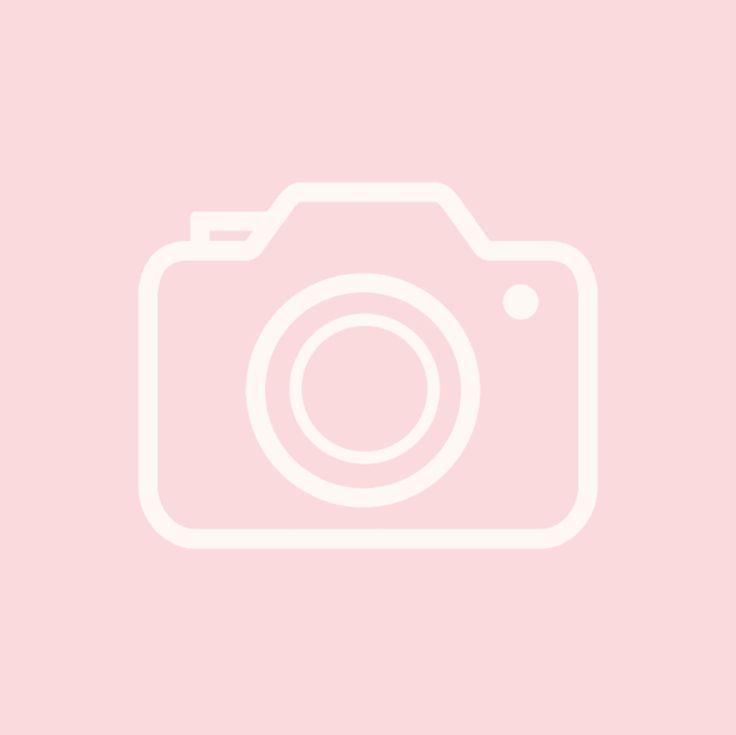 Pastel Pink Camera App Logo iPhone Photo
