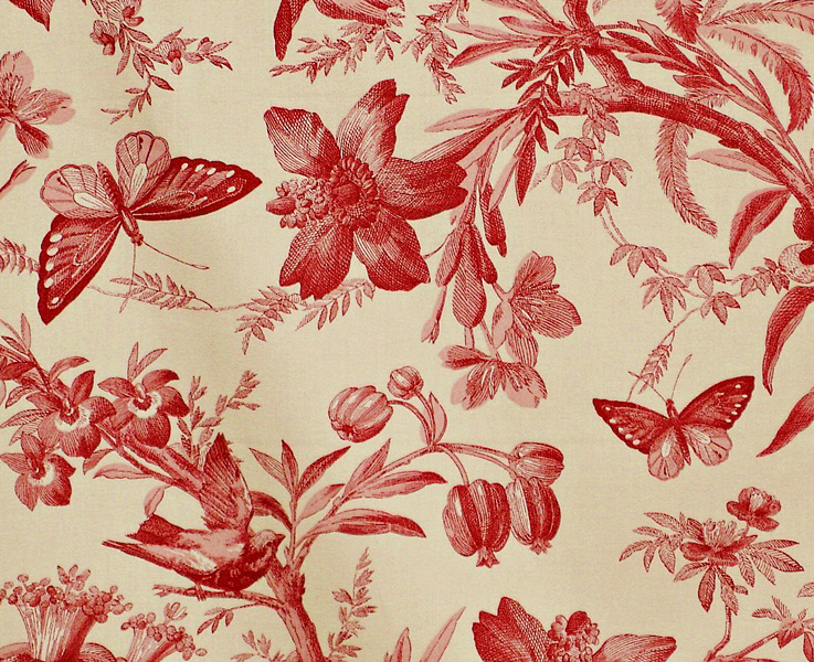 And Now For Crimson Blood Red Swatches Of Fabulous Toile