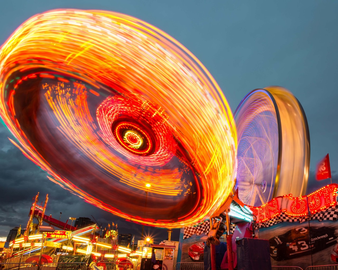 Calgary Stampede Lights HD Wallpaper For X