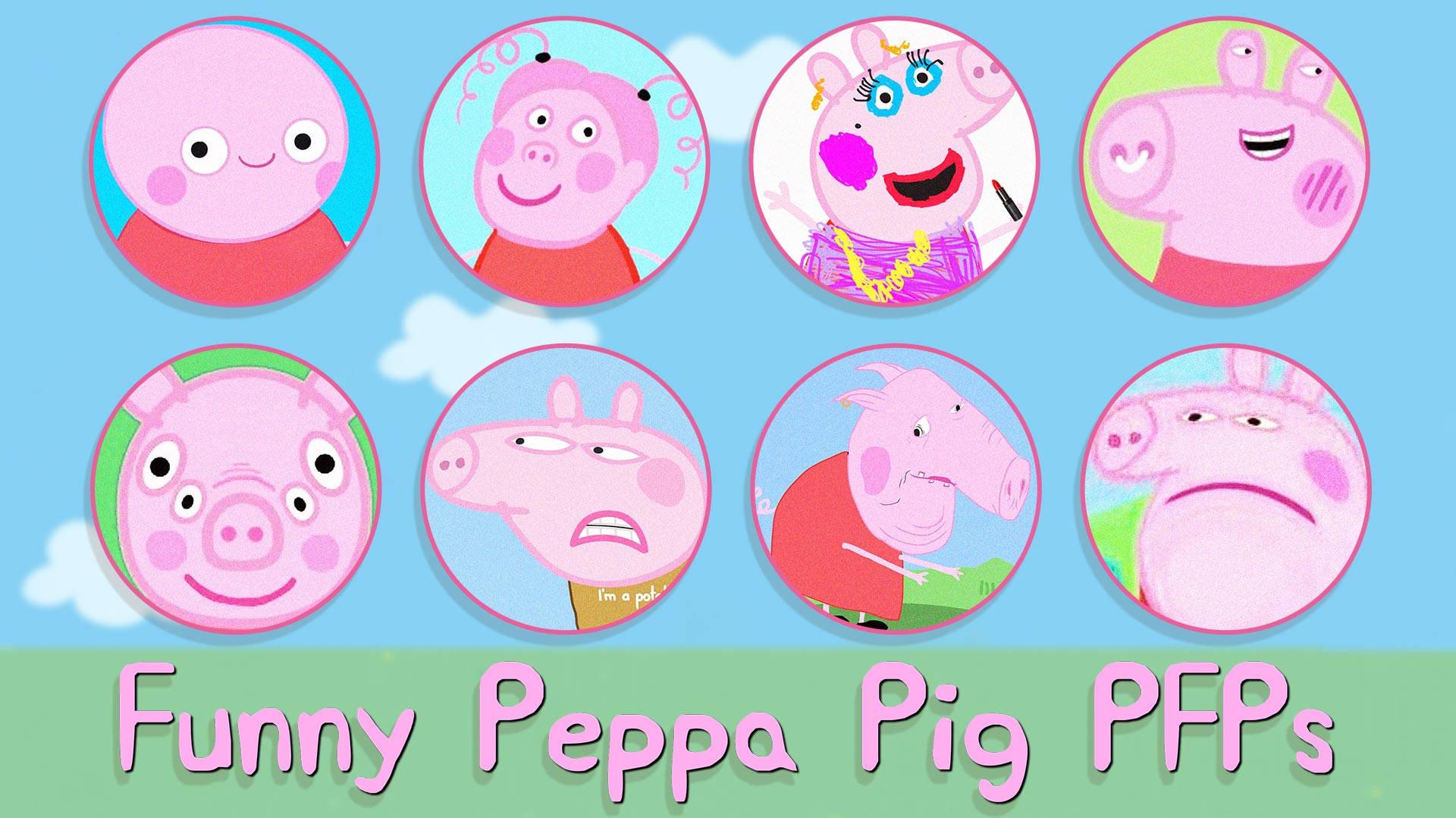 Baddie Peppa Pig Strikes A Fierce Pose Wallpaper