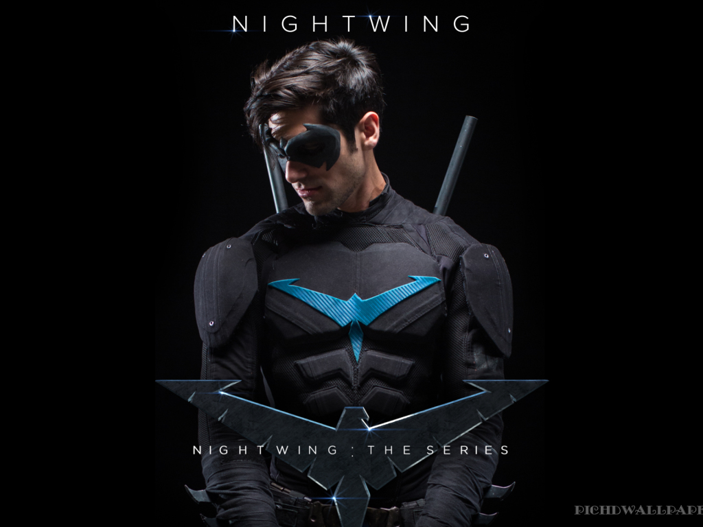 Nightwing Poster Cover Free Desktop HD Wallpaper