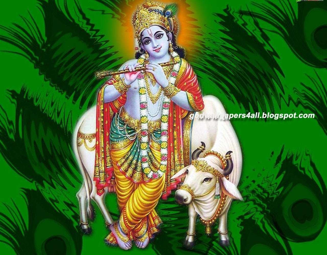 Pictures God Krishna Wallpaper Lord Car