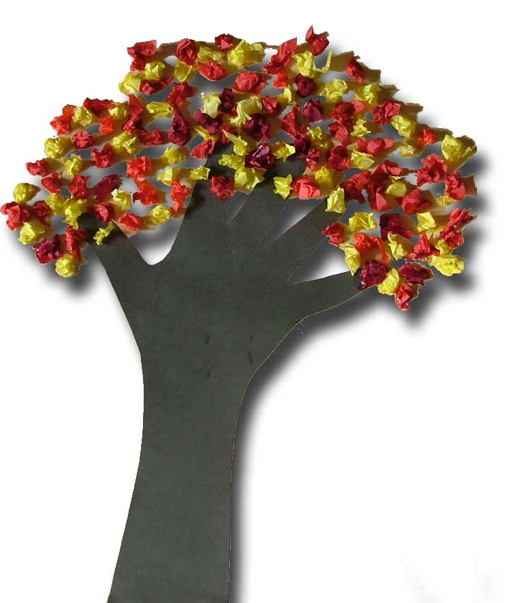 Be DifferentAct Normal Fall Tree Crafts for Kids [Fall Trees]