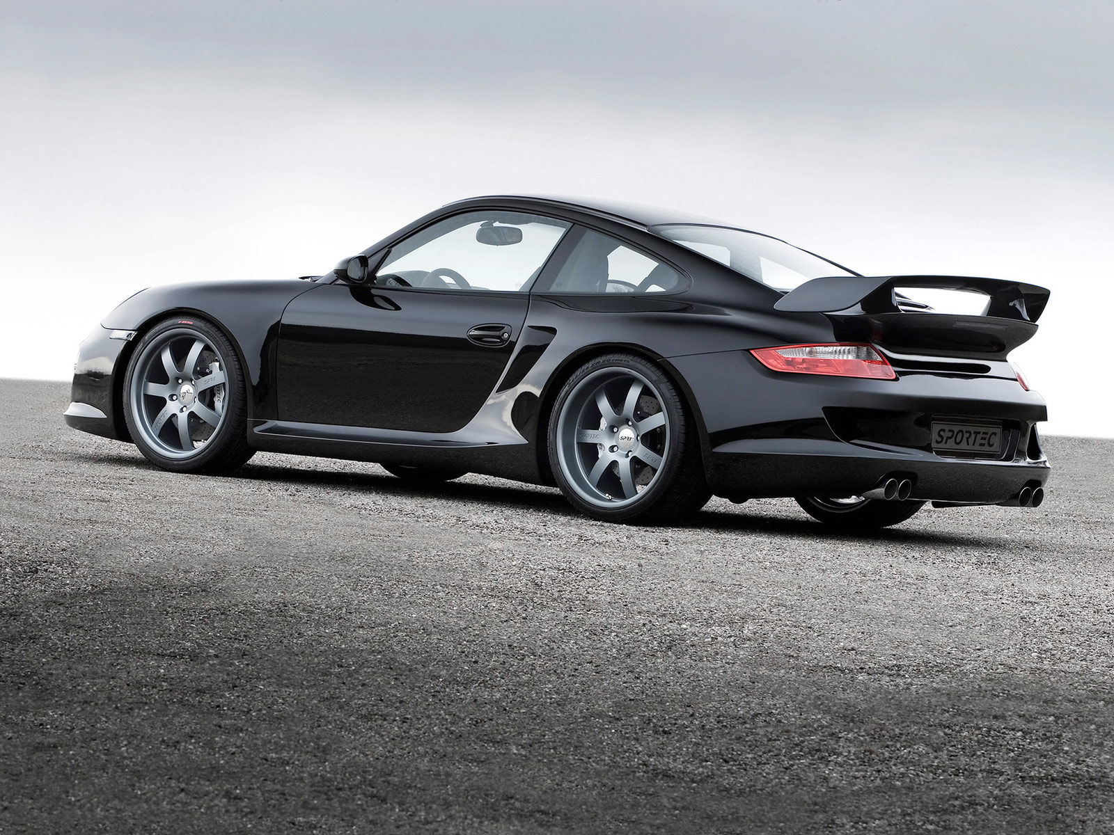 Techart Porsche Turbo S Black Wallpaper