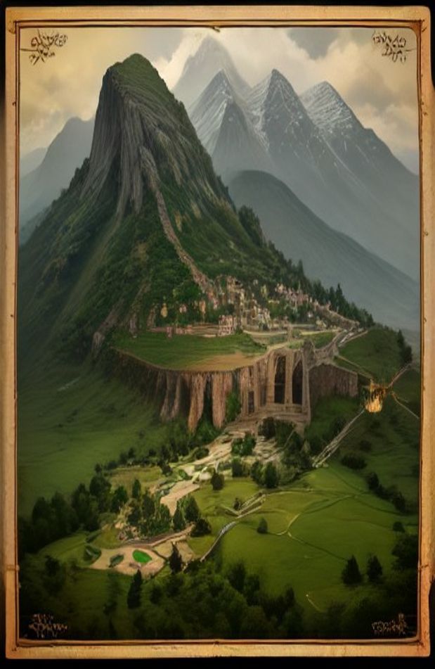Map Of Middle Earth Wallpaper