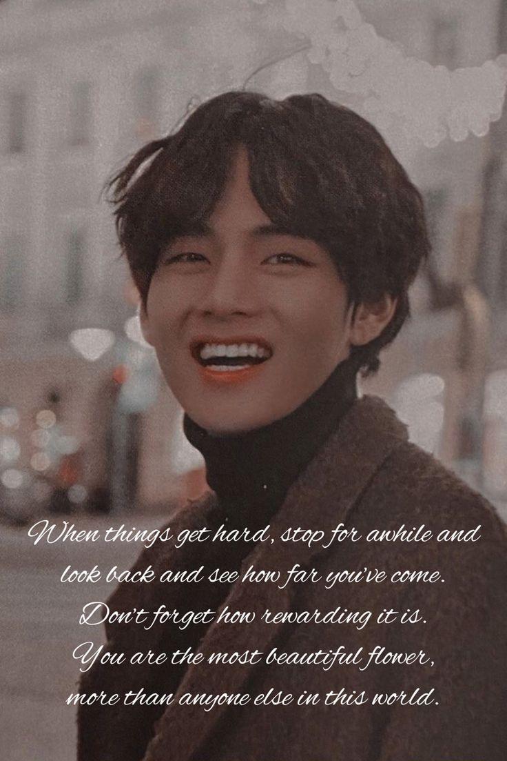 Kim Taehyungs quote Bts quotes V quote Bts