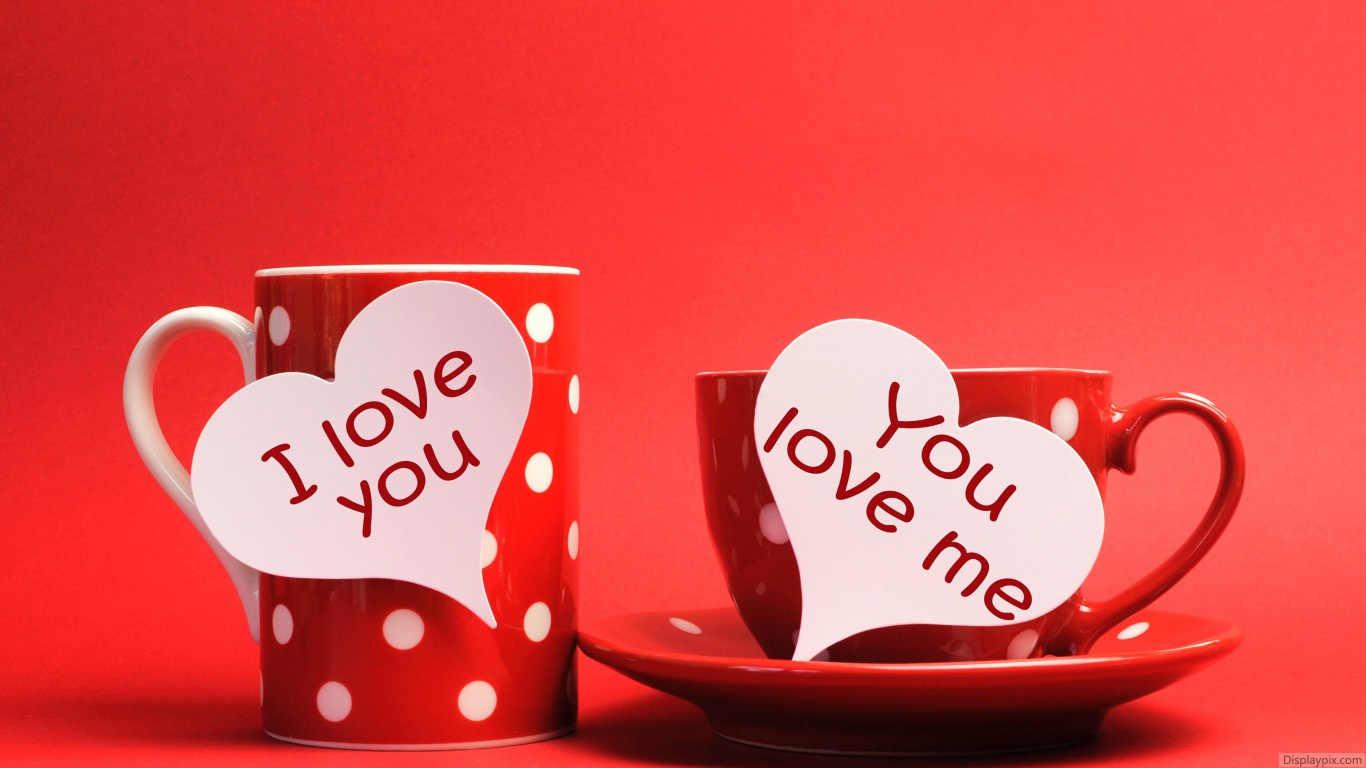 Free download Most Beautiful I Love You Wallpaper [1366x768] for ...