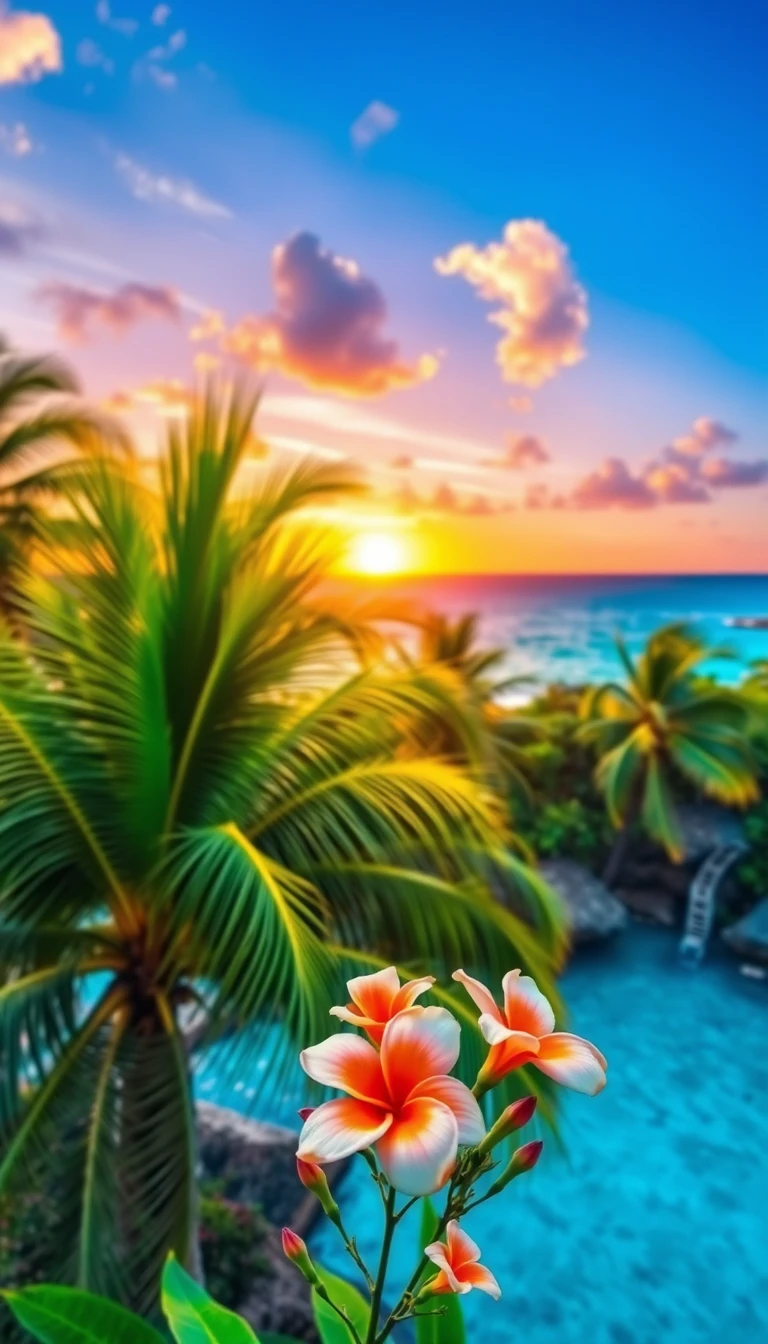 Tropical Nature Phone Wallpaper