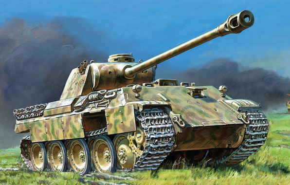 Wallpaper Panther Pz Kpfw V German Average Tank Varmah
