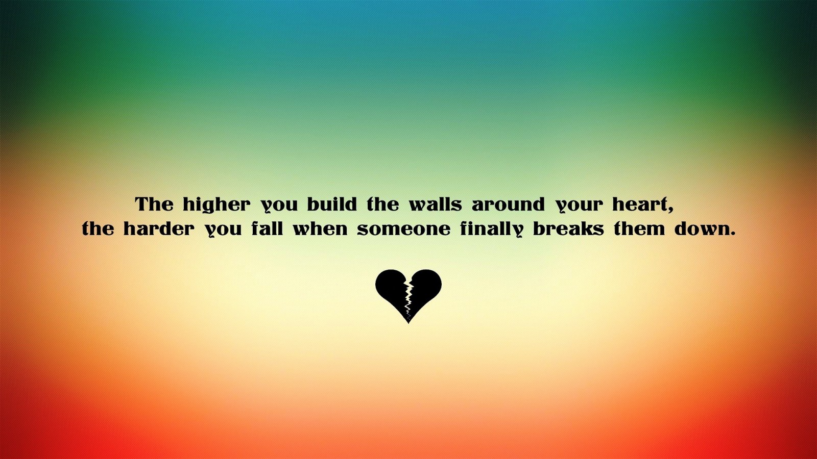 Free download 25 Broken Heart Quotes with Images [1600x900] for ...