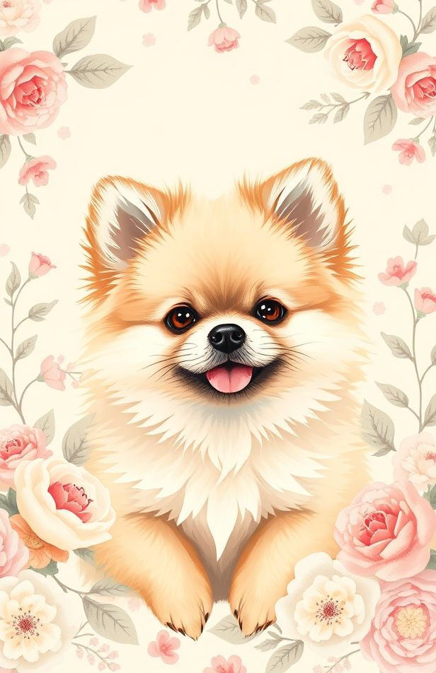 Teacup Pomeranian Wallpaper