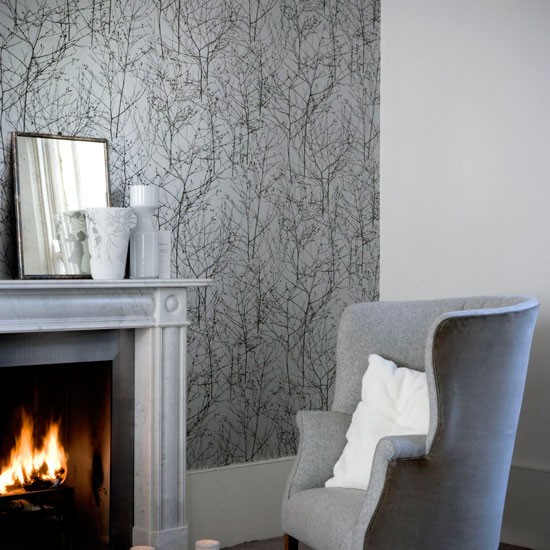 Grey Contemporary Wallpaper For Bedrooms Wallpapersafari Shades Of Grey Wallpaper Designs Housetohomecouk 550x550