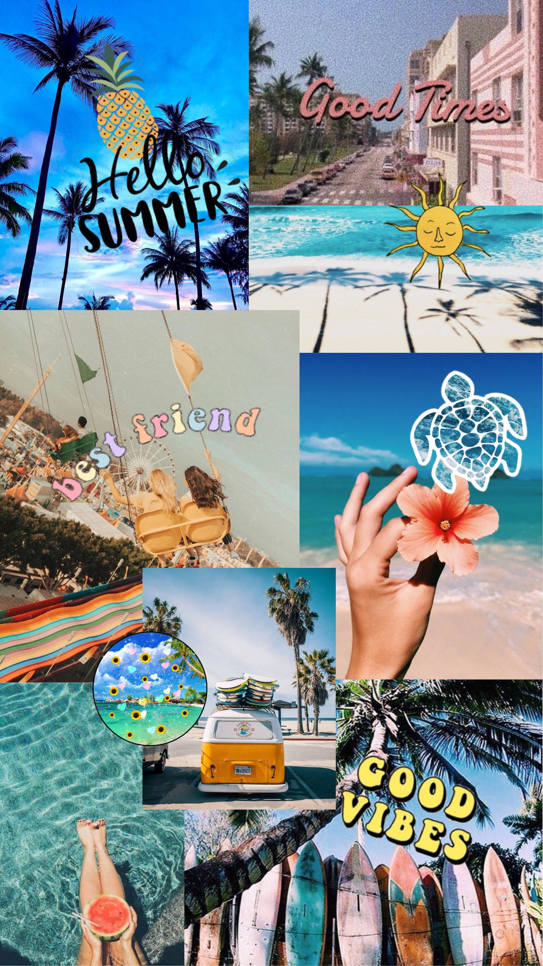 Summer Collage Wallpaper