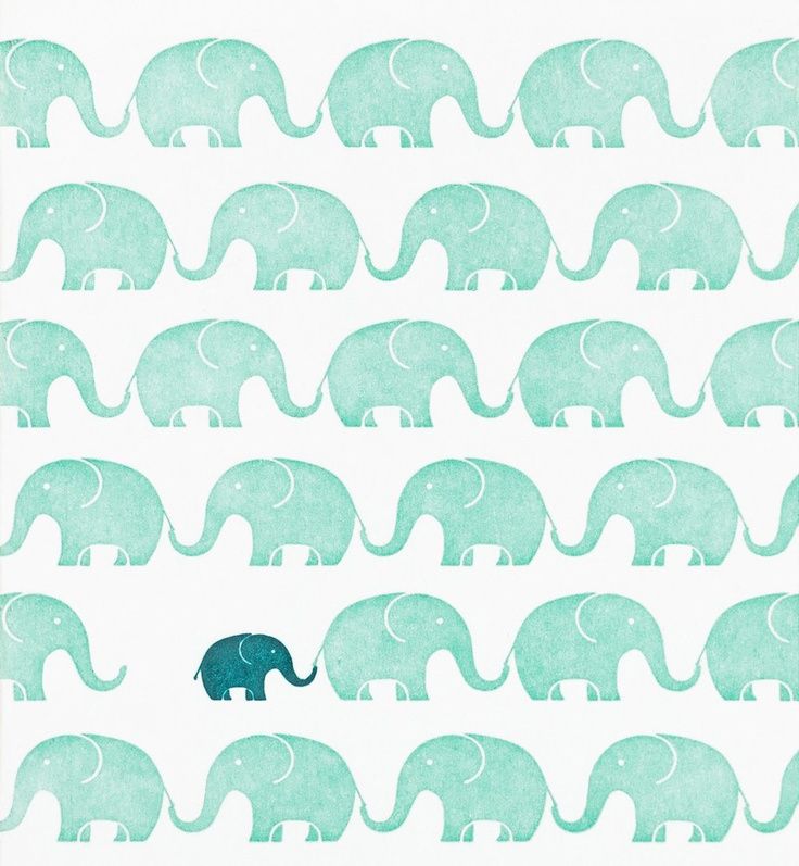Elephant Background Patterns Wallpaper