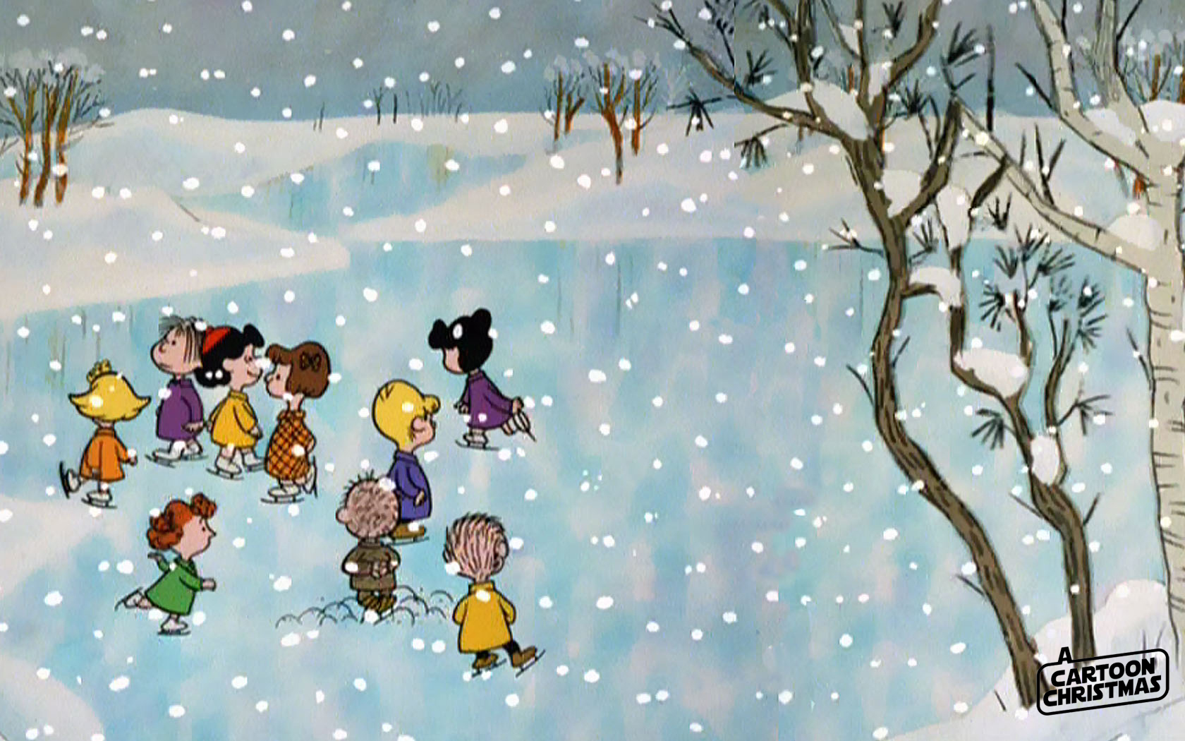 Charlie Brown Christmas Tree Cartoon Wallpaper X