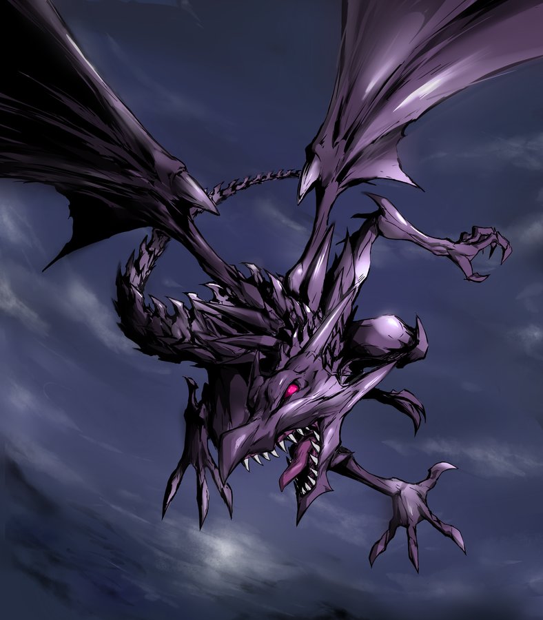 Oh Red Eyes Black Dragon Girl Pc Android iPhone And iPad Wallpaper