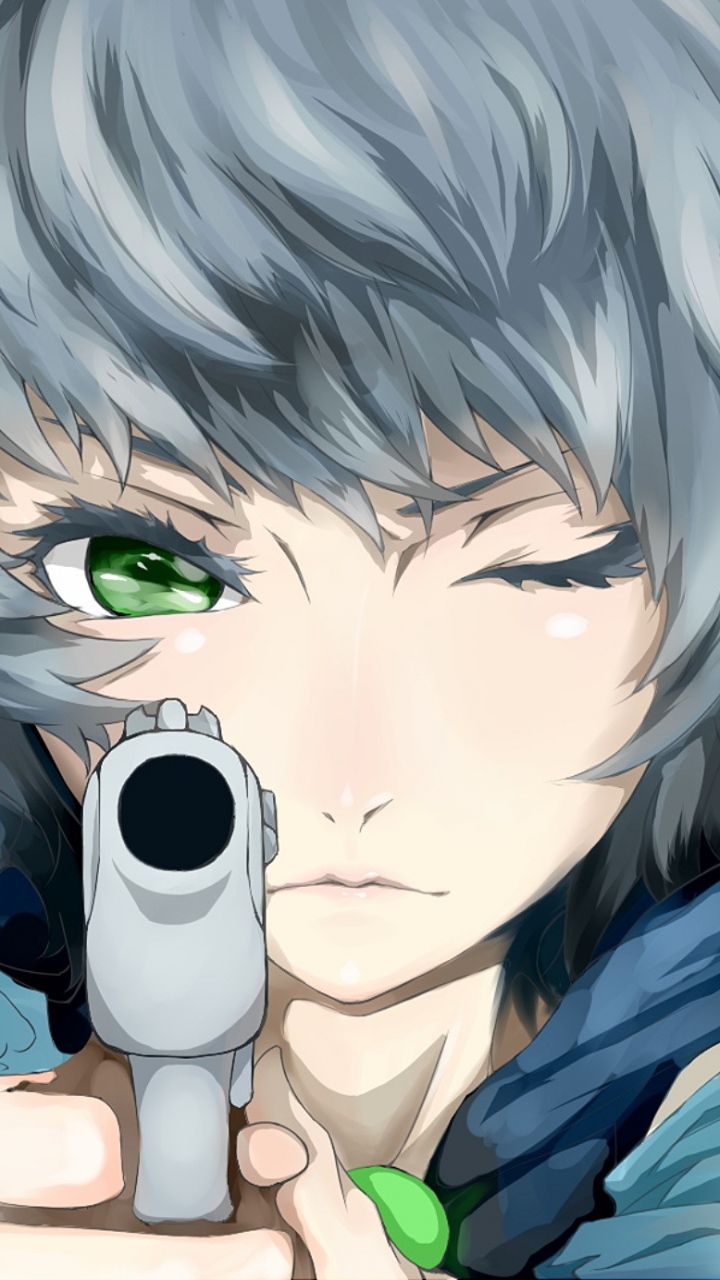 Wallpaper Anime Face Gun Muzzle Samsung Galaxy S3
