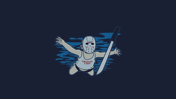 Funny Nirvana Friday The 13th Jason Voorhees Wallpaper