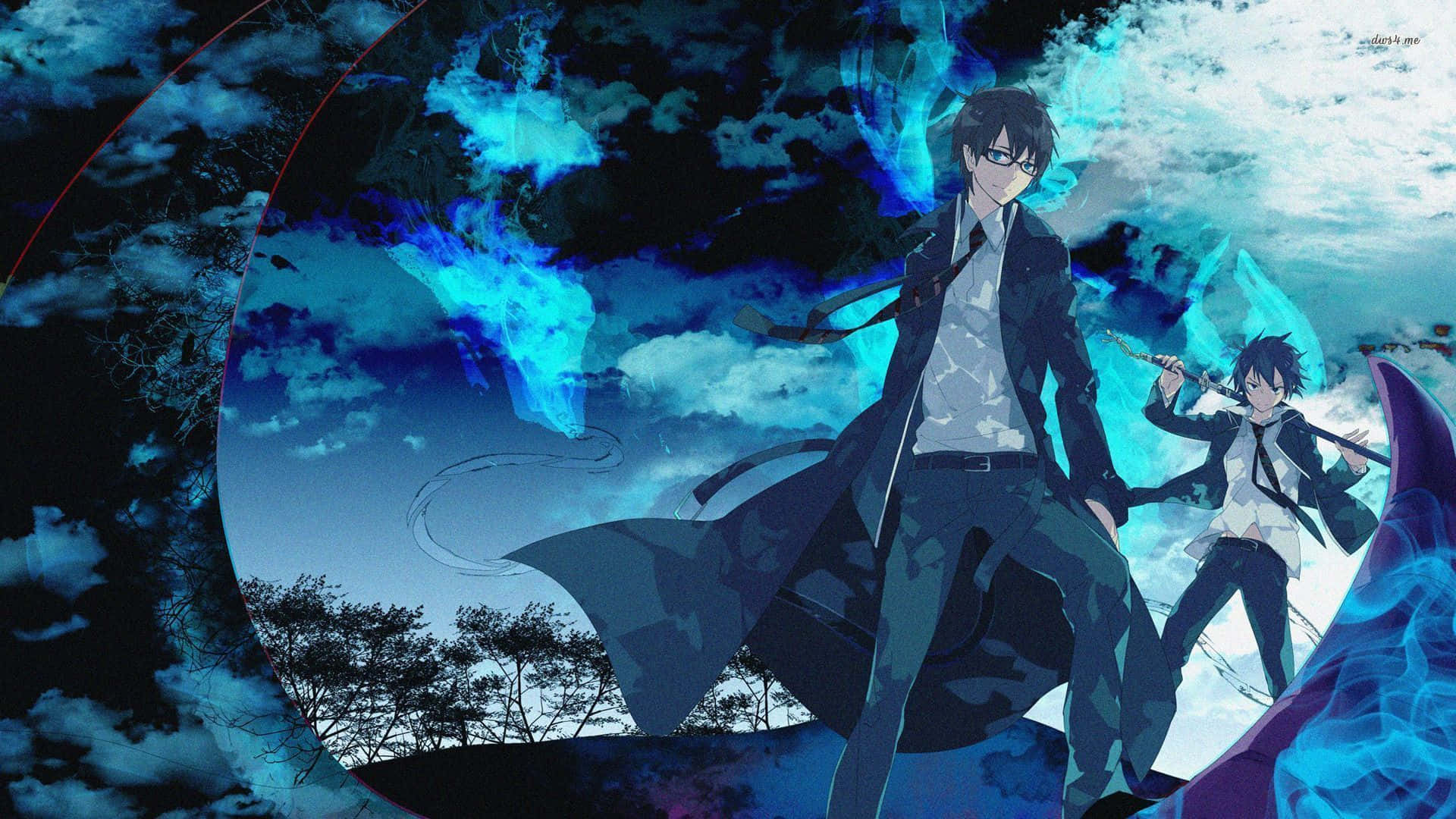 Blue Anime Wallpaper