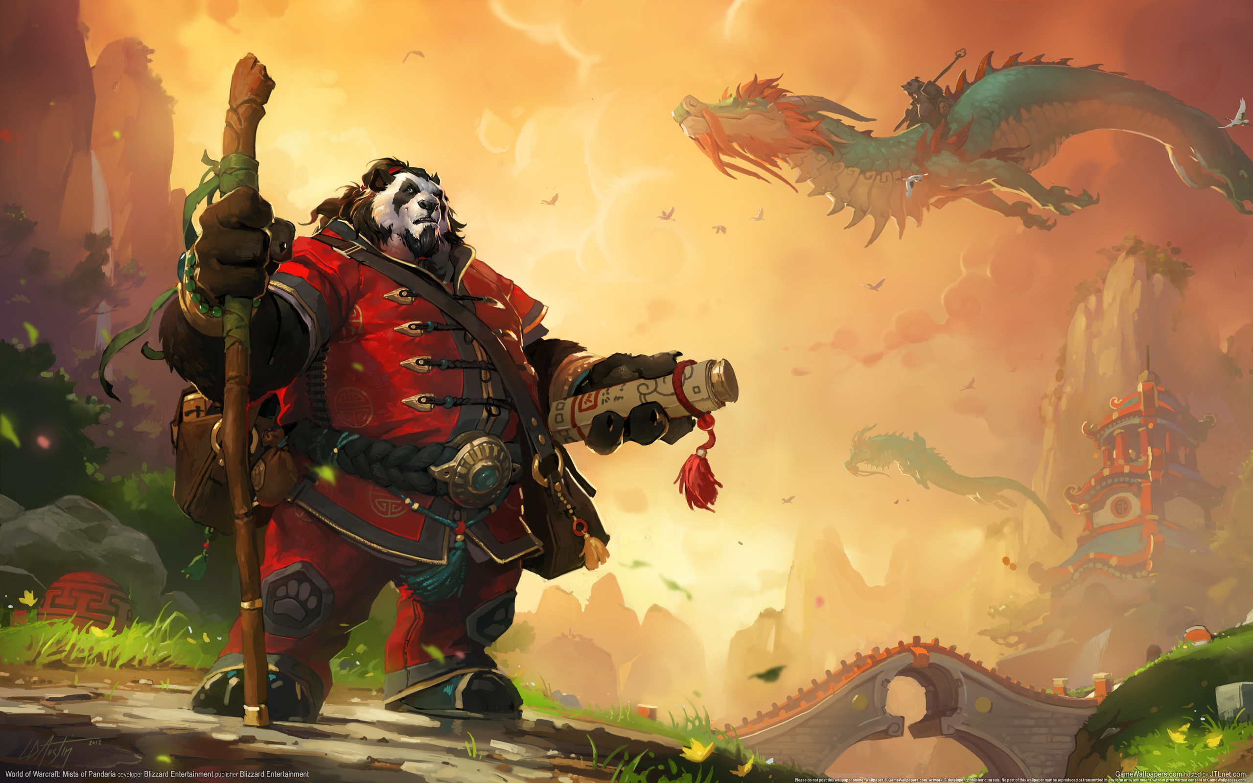 World Of Warcraft Mists Pandaria HD Wallpaper