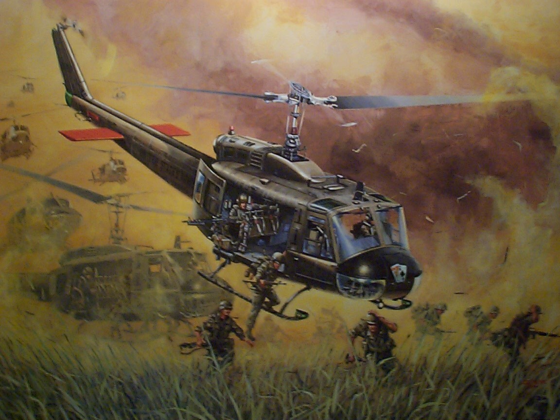 Vietnam Helicopter Art Prints For