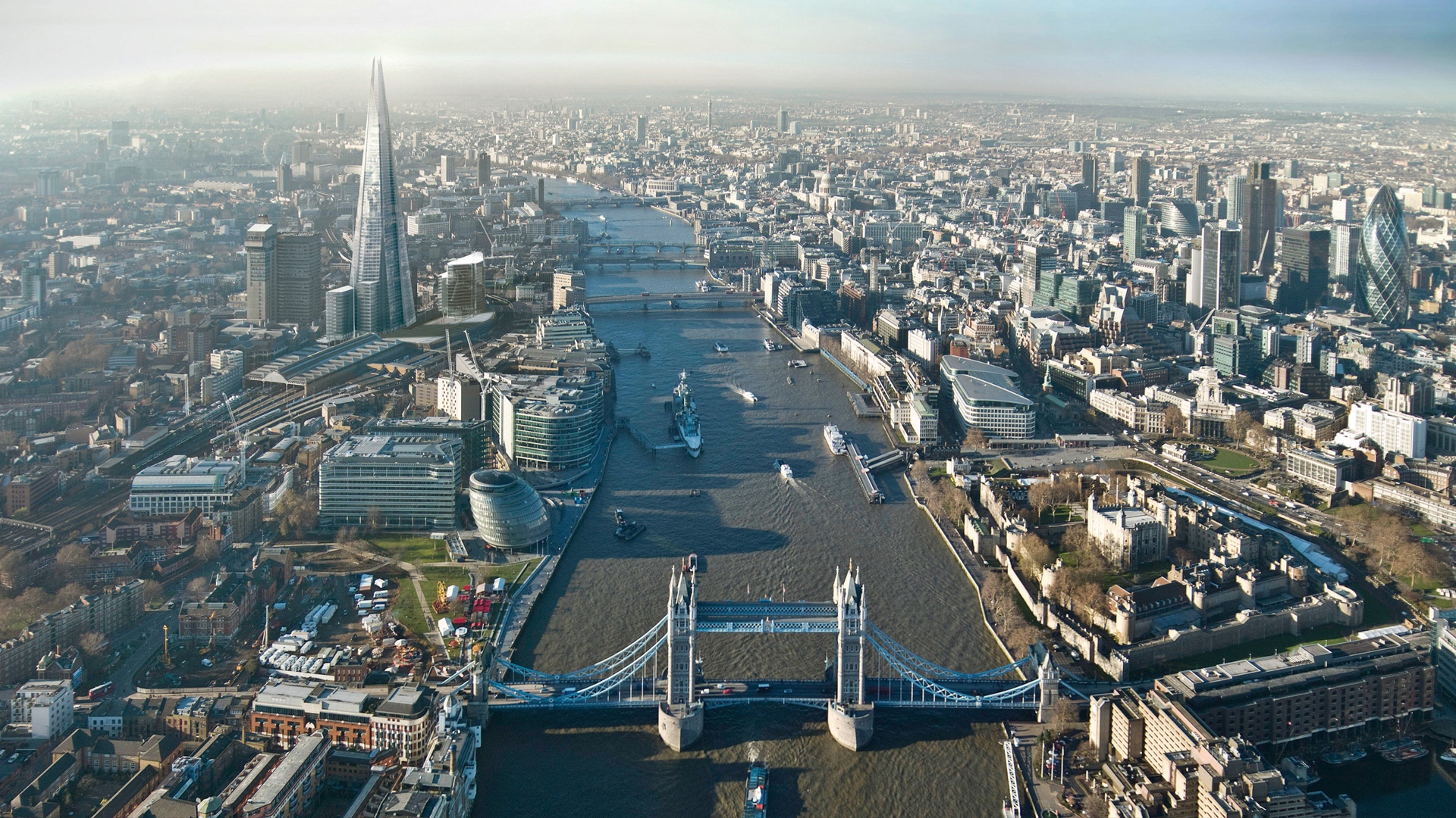Beautiful London City Skyline Wallpaper HD High Resolution