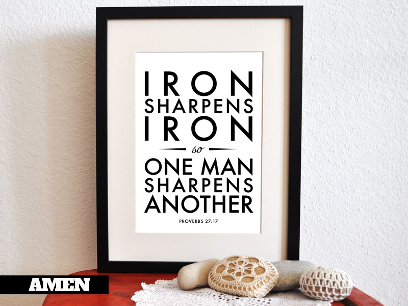 Proverbs Iron Sharpens