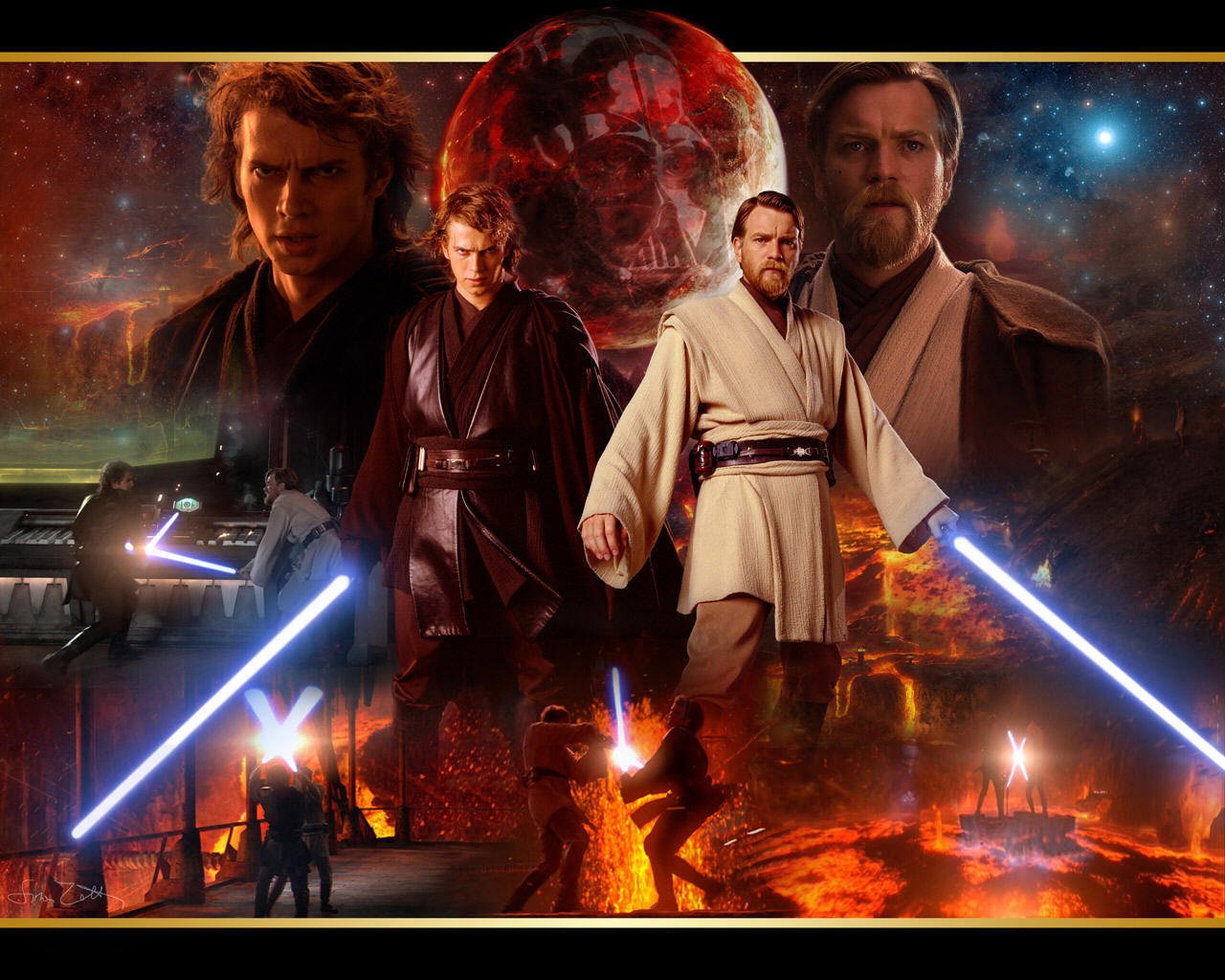 Obi Wan and Anakin   obi wan kenobi and Anakin skywalker Wallpaper