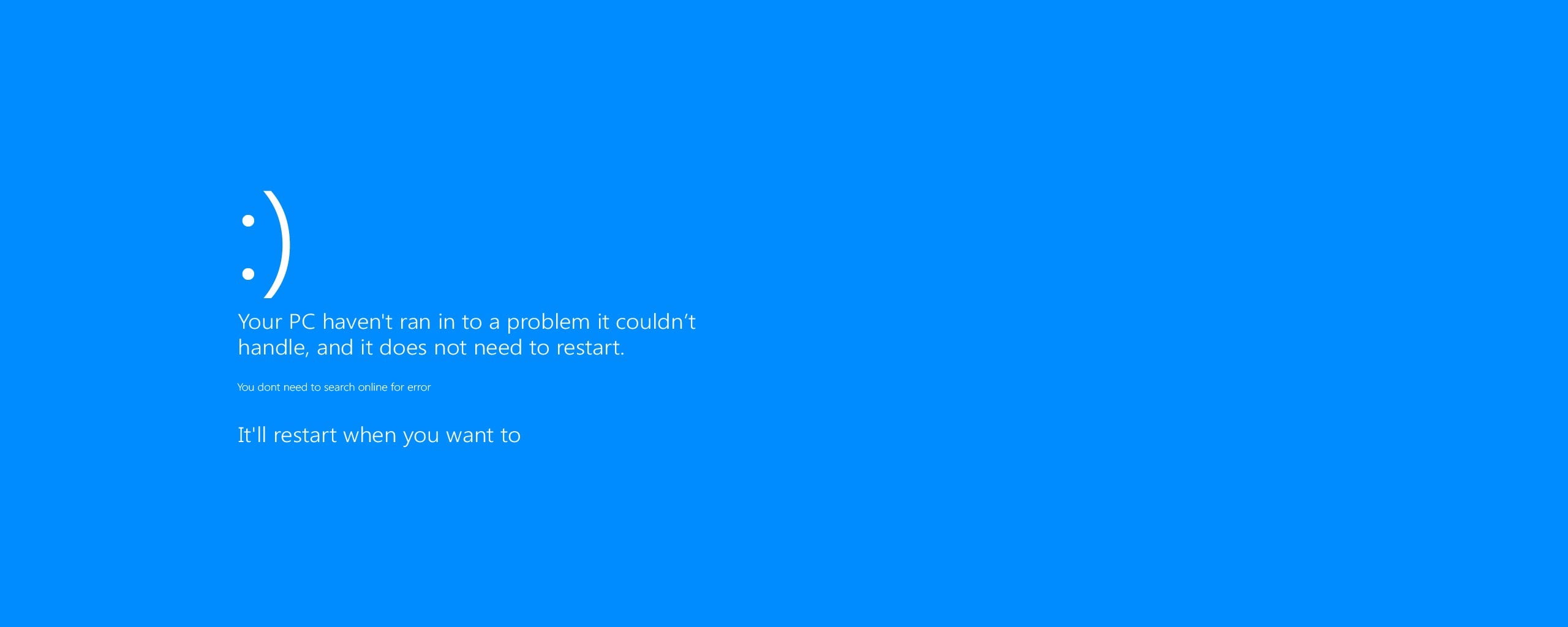 Your Pc Text Multiple Display Blue Screen Of Death Windows HD