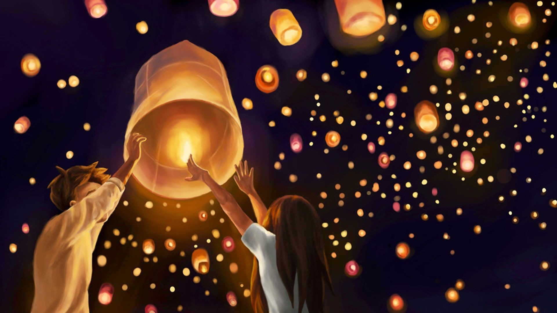 Lantern Wallpaper