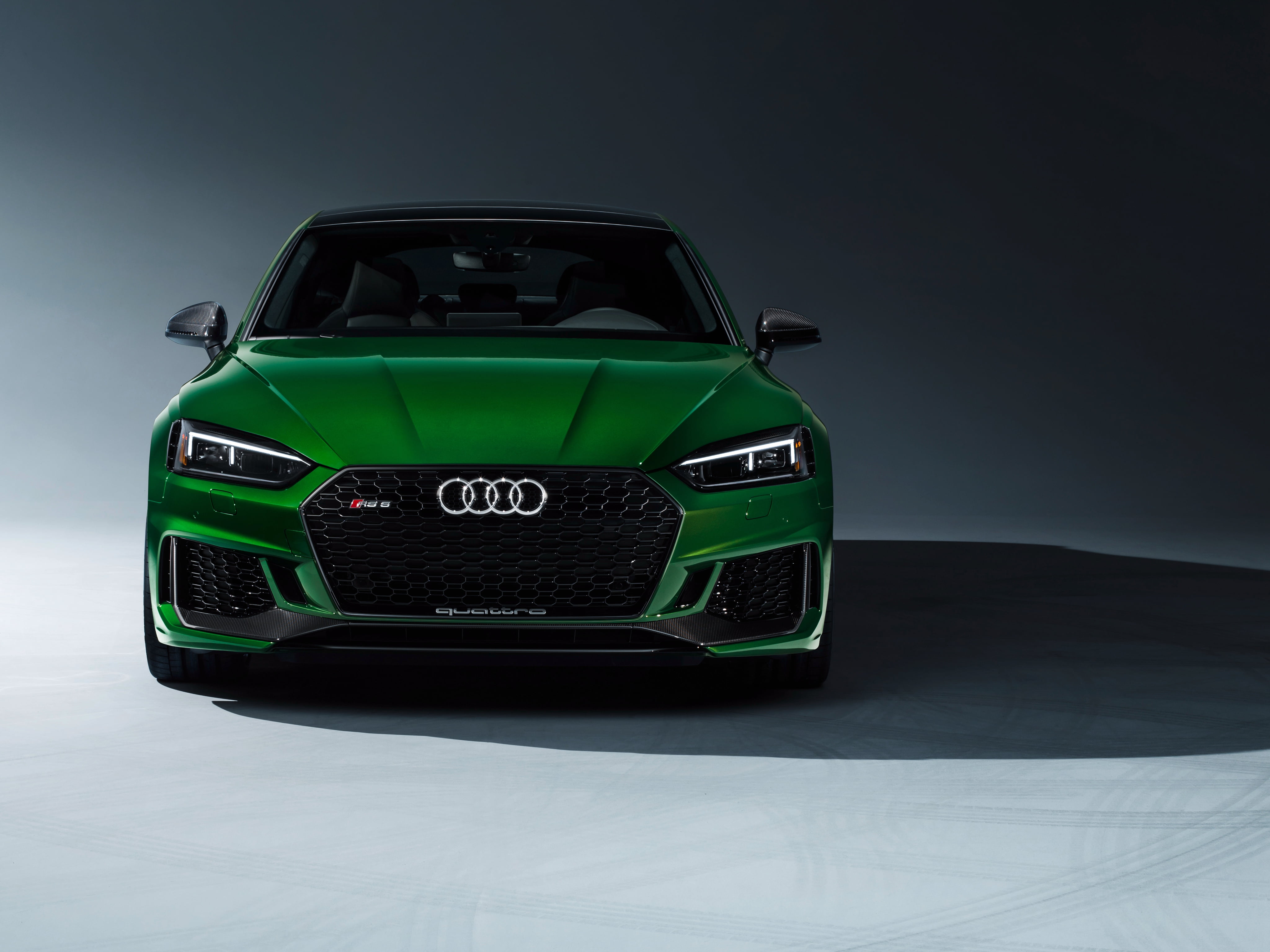 Green Audi Vehicle Rs Sportback 4k HD Wallpaper
