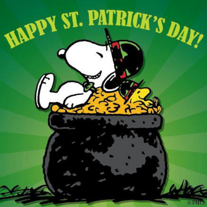Snoopy St Patrick S Day Peanuts Gang And