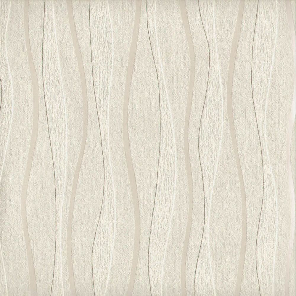 Cream Wave Textures Blown Vinyl Arthouse Wallpaper