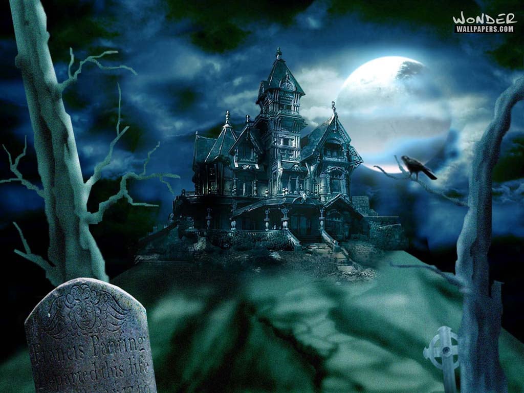 Halloween Haunted House 1024x768