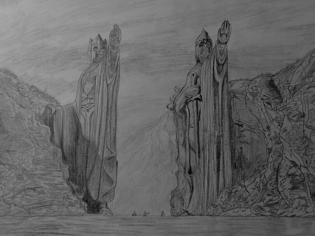 Minas Tirith Wallpaper Argonath Lotr By