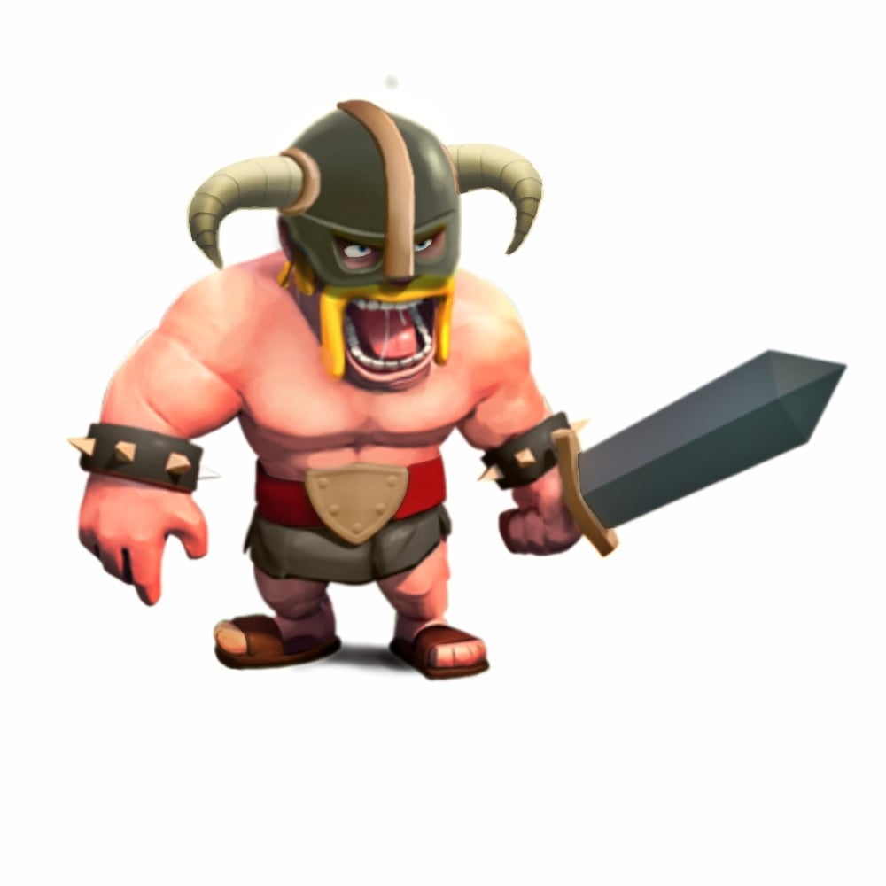 Barbarian King design art - Clash of Clans Wallpapers