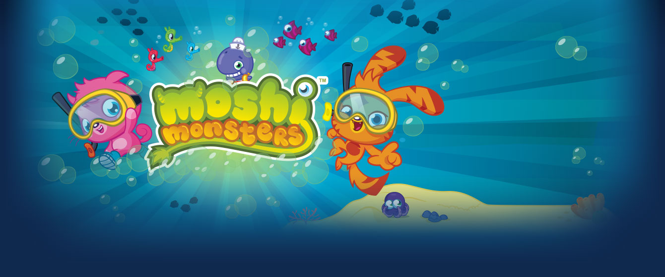 Moshi Monsters at SEA LIFE Weymouth 1340x560