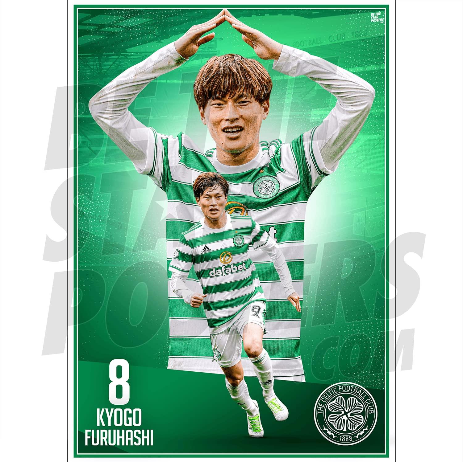 Be The Star Posters Celtic Fc Kyogo Action Poster A3