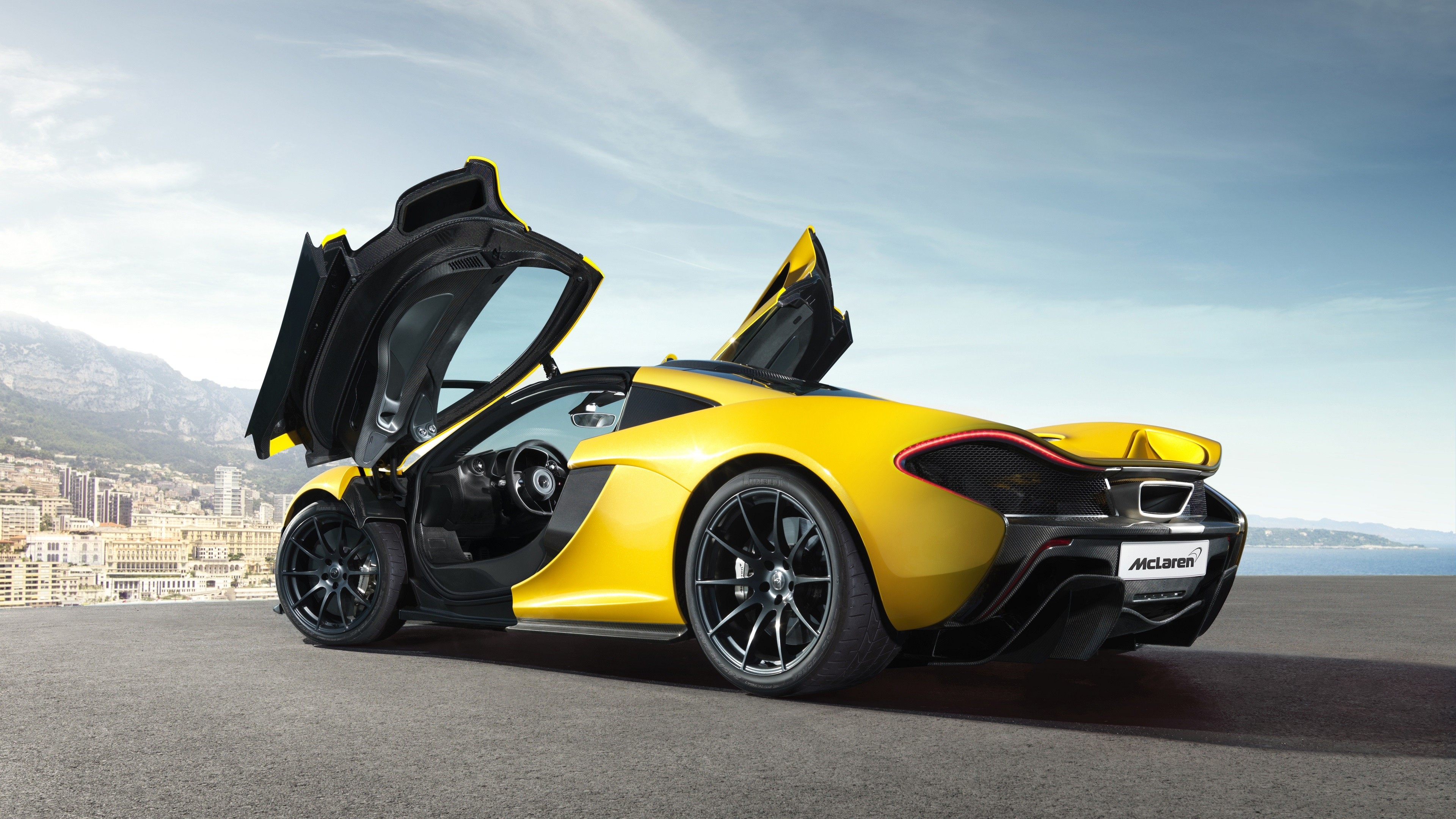 Yellow Car Hd Wallpaper Background Image