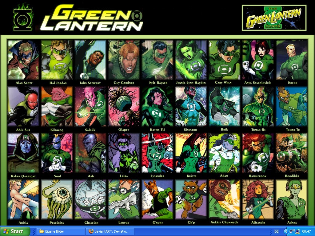 Green Lantern Corps Wallpape By Obsi1