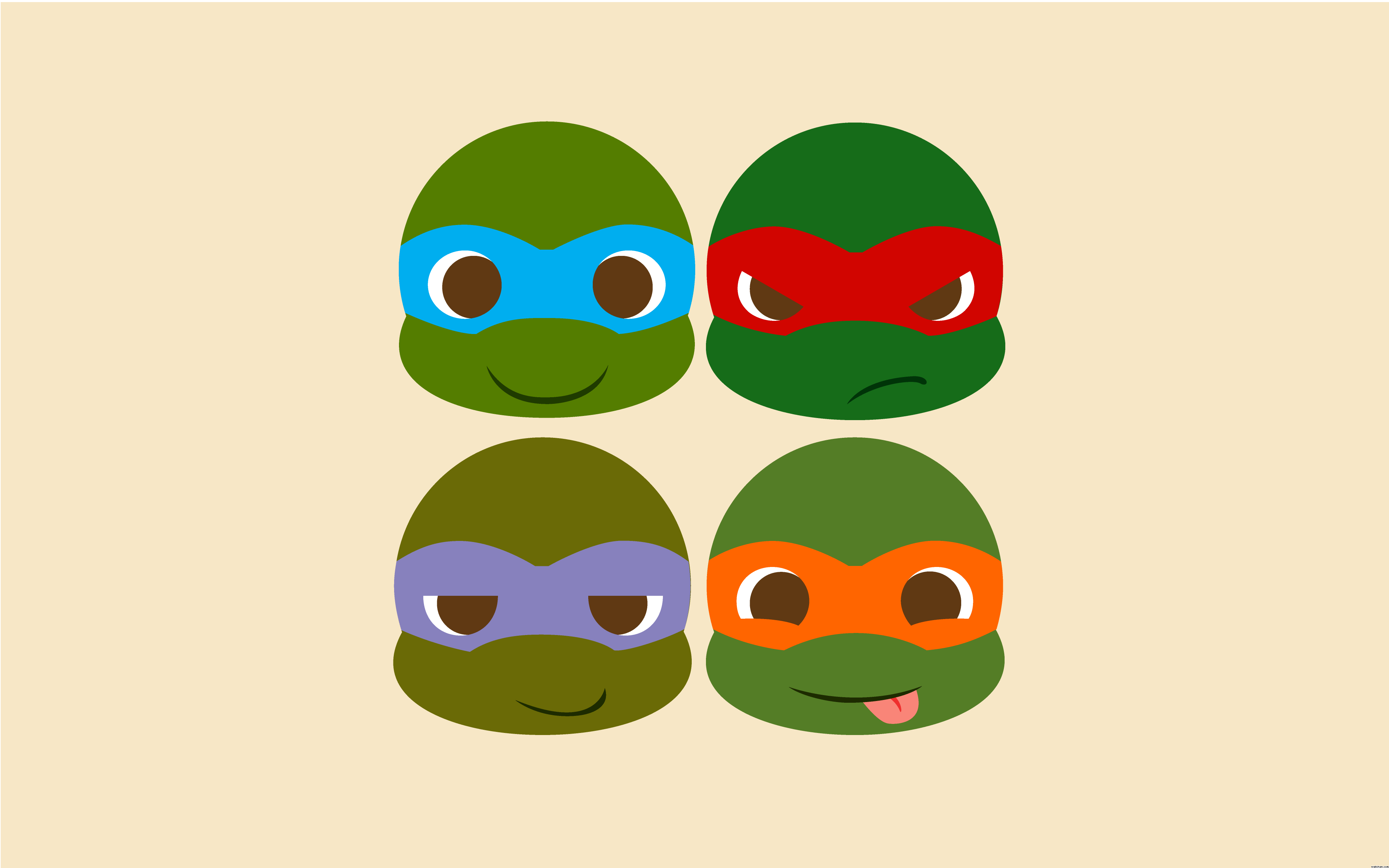 Cute Ninja Turtles Wallpaper Top